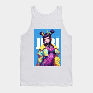 HORNY JURI HAN STREET FIGHTER | Badass Video Gamer Girl | PROUD OTAKU Tank Top